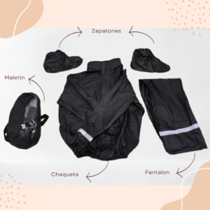 Conjunto impermable unisex material PVC